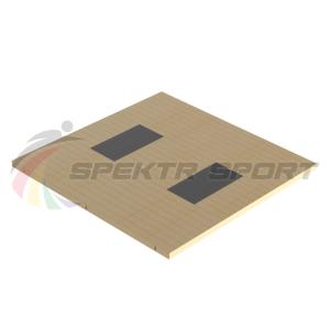 Купить Помост тяжелоатлетический 3х3х0,1м, рез. амортизаторы 1х0,5х0,04м в Углегорске 