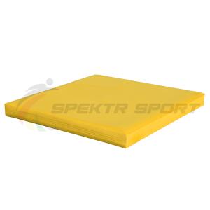 Купить Мат гимнастический 1х1х0,05 материал искожа, плотность 18 кг/м3 в Углегорске 