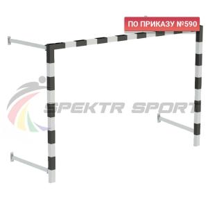 Купить Ворота мини-футбольные складные без сетки 2х3х0,5 м. (к-кт) в Углегорске 