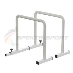 Купить Брусья напольные хайлетсы Spektr Sport цв. белый в Углегорске 