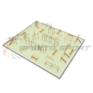 Купить Парковая площадка для Воркаут и WRK 6_76mm в Углегорске 