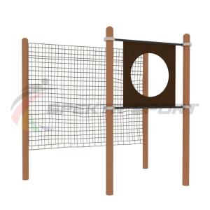 Купить Мишень на стойках круглая для выполнения испытания Метание теннисного мяча в цель (дист 6 м), фанера в Углегорске 