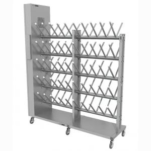 Купить Сушильный стеллаж для обуви SL2 Лидер-премиум мобильный двусторонний (60 пар) в Углегорске 