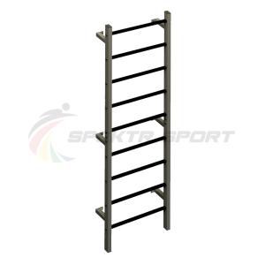 Купить Шведская стенка метал. с прорез. перекладинами Джет 1П цв. серый в Углегорске 