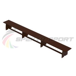 Купить Скамья гимнастическая (лам. фанера 15мм) 2500х240х245мм в Углегорске 