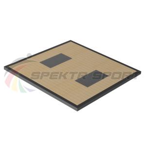 Купить Помост тяжелоатлетический с окантовкой 3х3х0,1м, рез. амортизаторы 1х0,5х0,04м в Углегорске 