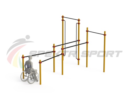 Купить Спортивный комплекс для инвалидов-колясочников WRK-D19_76mm в Углегорске 