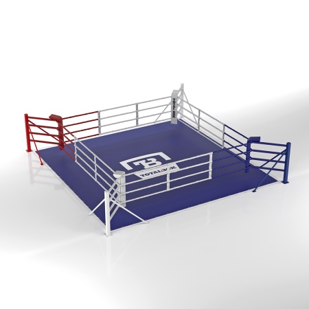 Купить Ринг боксерский напольный Totalbox на упорах 5х5м в Углегорске 