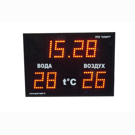 Купить Часы-термометр СТ1.16-2t для бассейна в Углегорске 