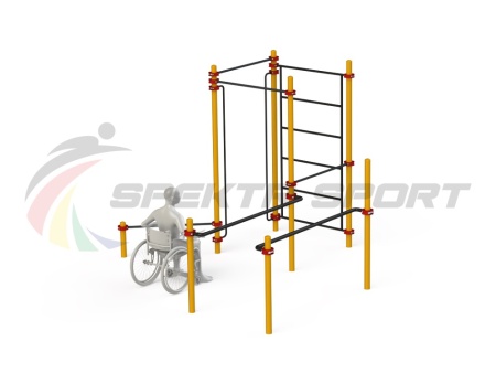 Купить Спортивный комплекс для инвалидов-колясочников WRK-D18_76mm в Углегорске 