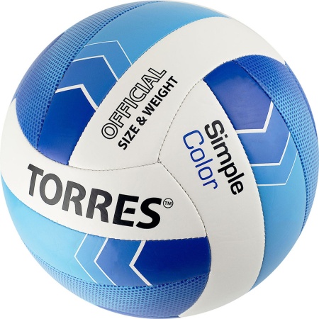 Купить Мяч волейбольный Torres Simple Color любительский р.5 в Углегорске 